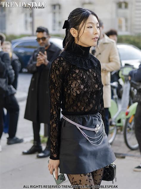 chanel street style paris fashion week|chanel fashion week 2024.